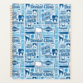 Blue Dental Clinic Pattern Planner (Voorkant)