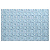Blue Dental Clinic Pattern Stof (Yard (91,4 cm))