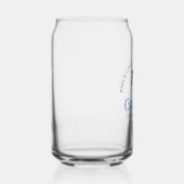 Blue Dental School Custom Tandarts Afstuderen Blikvorm Glas (Rechts)