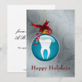 Blue Dentist Holiday-kaarten Feestdagenkaart (Voorkant / Achterkant)