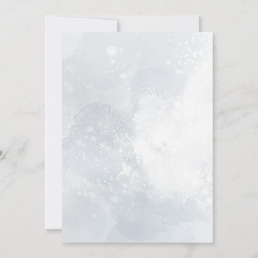  blue design First Holy Communion Kaart (Achterkant)