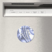 Blue Design Godfather Poem Magneet (Insitu (Vaatwasser))