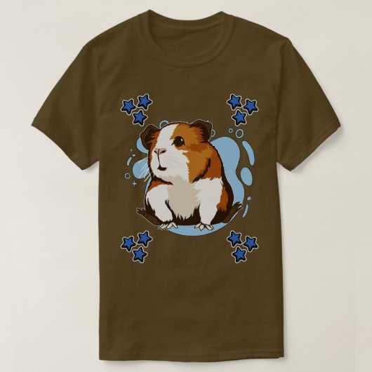 Blue Design Guinee Pig T-shirt (Design voorkant)