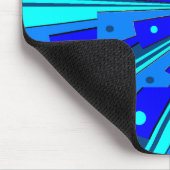 Blue Design Mousepad Muismat (Hoek)