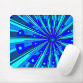 Blue Design Mousepad Muismat (Met muis)