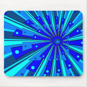 Blue Design Mousepad Muismat
