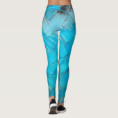 Blue Designer Leggings (Achterkant)