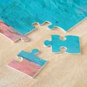 "BLUE DEUR, MAROKKO", REISFOTOGRAFIE PUZZZL LEGPUZZEL (Zijkant)