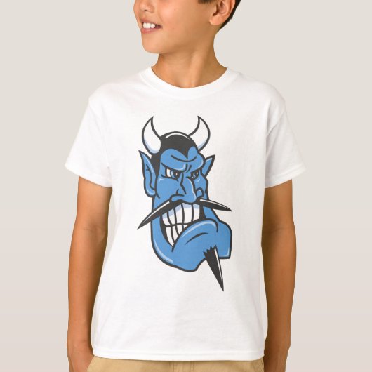 Blue Devil Face T-shirt (Voorkant)