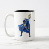Blue Devil-Mok Tweekleurige Koffiemok (Links)