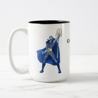 Blue Devil-Mok Tweekleurige Koffiemok