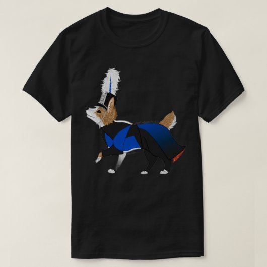Blue Devils Drum en Bugle Corpsgi T-shirt (Design voorkant)