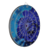 Blue Dewdrop Roos Dartbord (Voorkant Links)