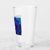 Blue Dewdrop Roos Glas (Links)