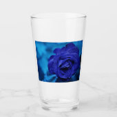 Blue Dewdrop Roos Glas (Voorkant)