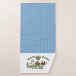 Blue Dewdrop Whatever Floats Your Boat Towel Badhanddoek