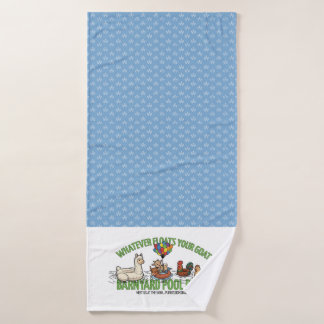 Blue Dewdrop Whatever Floats Your Boat Towel Badhanddoek