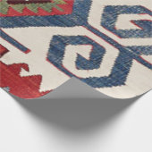 Blue Diamond Arrow Konya // 19th Century Cadeaupapier (Hoek)