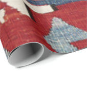 Blue Diamond Arrow Konya // 19th Century Cadeaupapier (Rol Hoek)