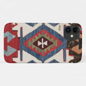 Blue Diamond Arrow Konya // 19th Century Case-Mate iPhone Case (Achterkant (horizontaal))