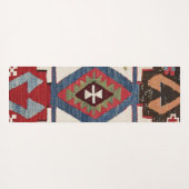 Blue Diamond Arrow Konya // 19th Century Yogamat (Achterkant (horizontaal))