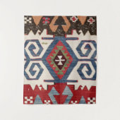 Blue Diamond Arrow Konya Cowboy Saddle  Wandkleed (Voorkant)