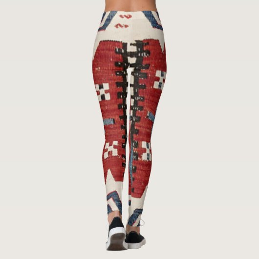 Blue Diamond Arrow Konya II 19th Century Authentic Leggings (Achterkant)