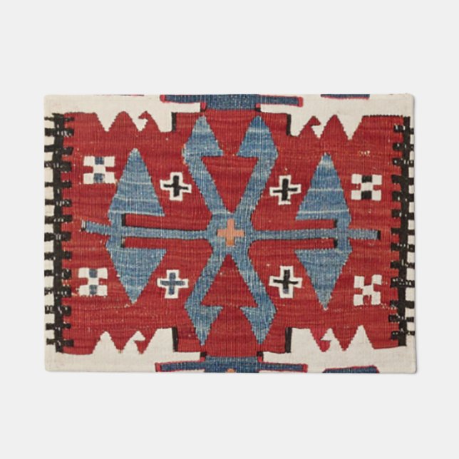 Blue Diamond Arrow Konya II Red Cowboy  Deurmat (Voorkant)