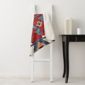 Blue Diamond Arrow Konya II Red Cowboy  Sherpa Deken (In situ)