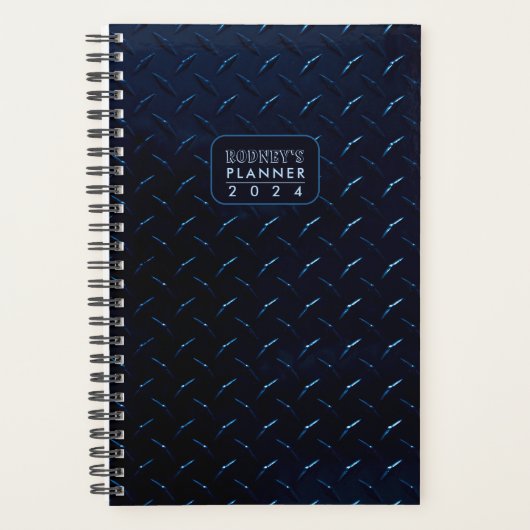 Blue Diamond Bord éénjarige weekplanner Planner (Voorkant)