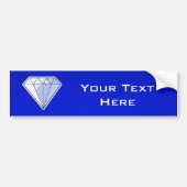 Blue Diamond Bumpersticker (Voorkant)