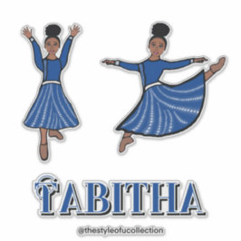 Blue Diamond Dancer #1 Sticker