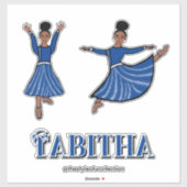 Blue Diamond Dancer #1 Sticker (Vel)