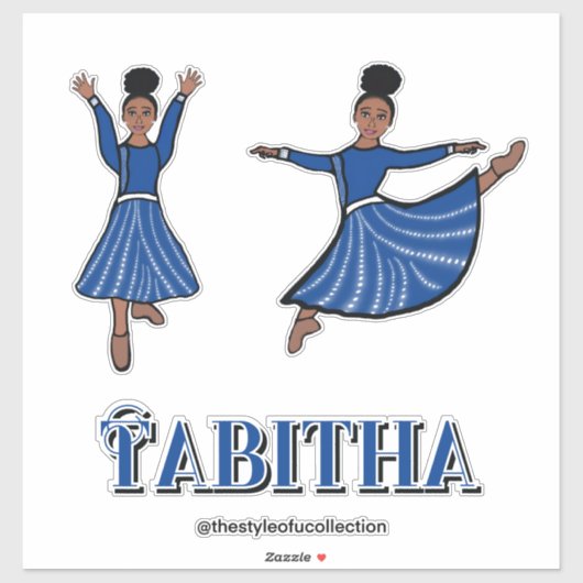 Blue Diamond Dancer #1 Sticker (Vel)