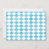 Blue Diamond Floral Alice in Oderland Kaart (Achterkant)