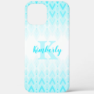 Blue Diamond-Hoesje met Initiaal en naam Case-Mate iPhone Case