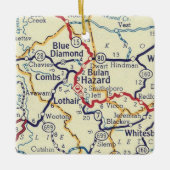 Blue Diamond KY  Map Keramisch Ornament (Voorkant)