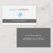 Blue Diamond Logo II-Visitekaartje Visitekaartje (Voorkant / Achterkant)