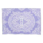 Blue Diamond Mandala Kussensloop (Voorkant)