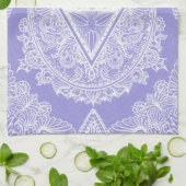 Blue Diamond Mandala Theedoek (Gevouwen)