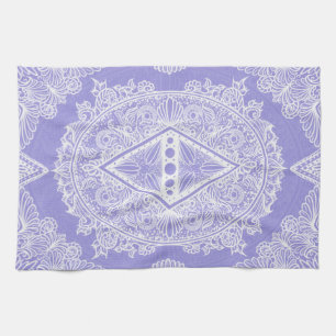 Blue Diamond Mandala Theedoek