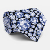 Blue Diamond Mannen STROPDAS (Opgerold)