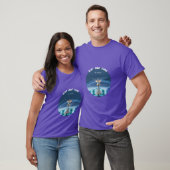 Blue Diamond Metallic King Chess Vaderdag T-shirt (Unisex)