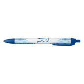 Blue Diamond Monogram Zwarte Inkt Pen (Bodem)