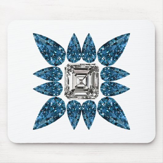 Blue Diamond Muismat (Voorkant)