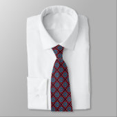 Blue Diamond Neck Tie Stropdas (Gebonden)