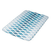 Blue Diamond Ombre Badmat (Gekanteld)