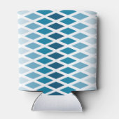 Blue Diamond Ombre Monogram Blikjeskoeler (Achterkant)