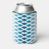 Blue Diamond Ombre Monogram Blikjeskoeler (Blikje Achterkant)