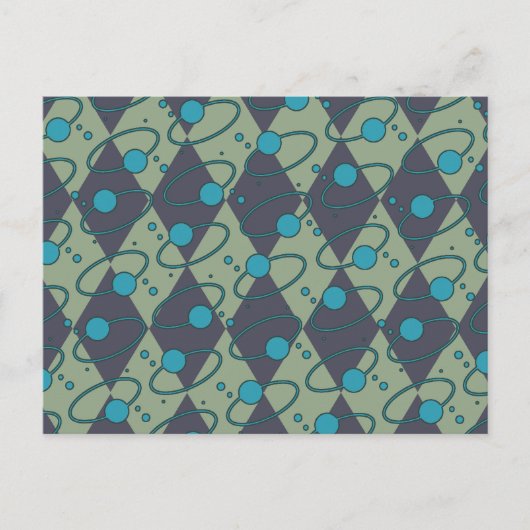 Blue Diamond Orbit Briefkaart (Voorkant)